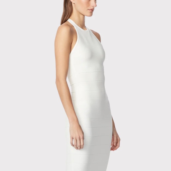 HERVE LEGER HALTER ICON GOWN HLT8271679 NEW WITHOUT TAG - Picture 5 of 10